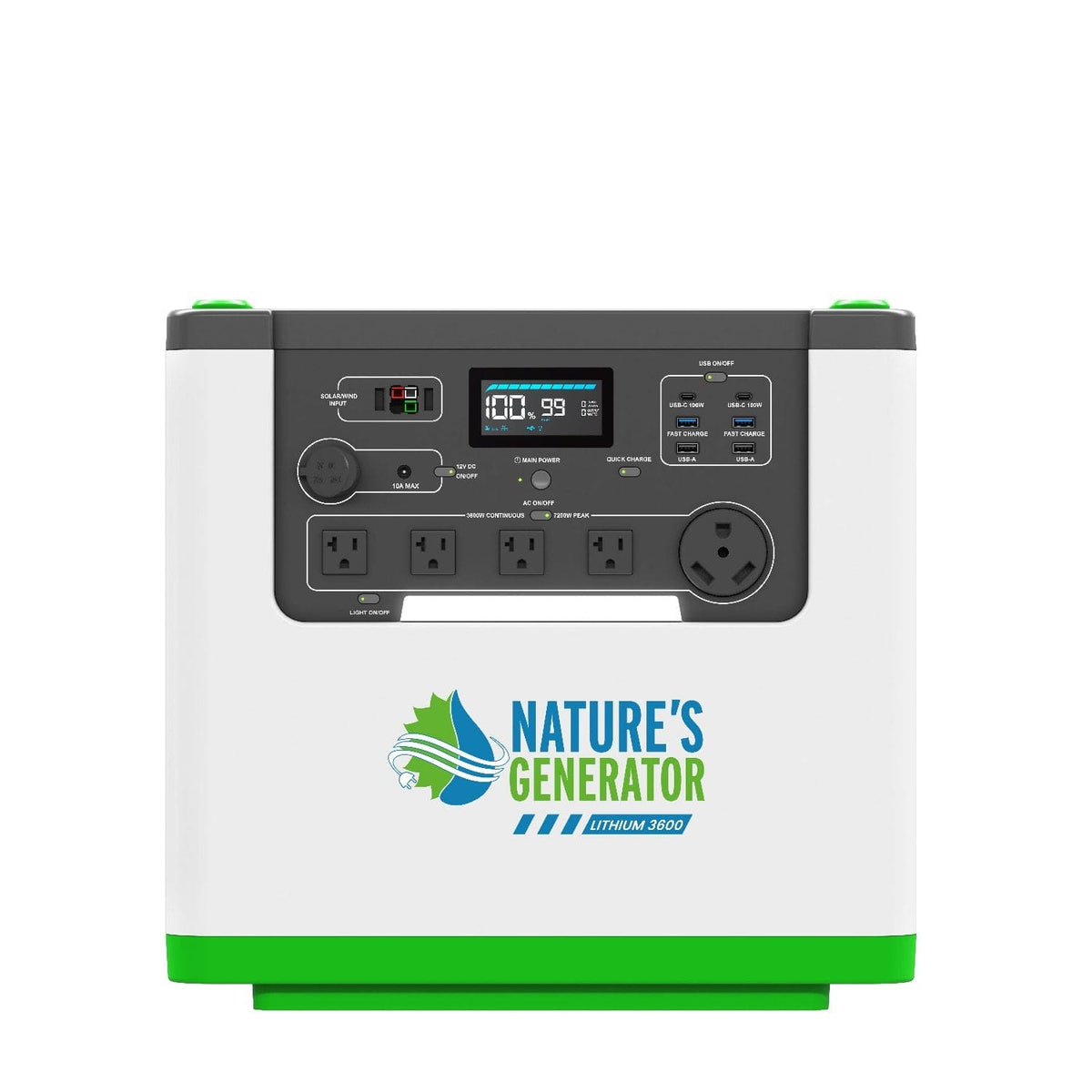 Nature's Generator L3600 Expandable Solar Generator
